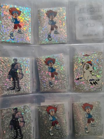 Digimon sticker serie compleet 1 tm 244  beschikbaar voor biedingen