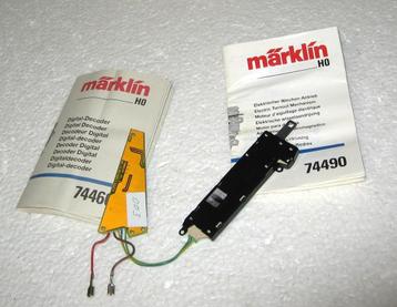 Marklin 74460 Digital-decoder 74490 Elek. wisselaandrijving beschikbaar voor biedingen