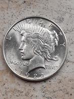 Peacedollar 1922 usa  kk  f.24.9, Postzegels en Munten, Ophalen of Verzenden, Noord-Amerika