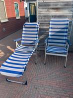 Crespo camping stoelen en voetenbank, Caravans en Kamperen, Kampeermeubelen, Ophalen, Zo goed als nieuw, Campingstoel