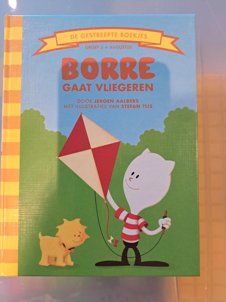 Borre gaat vliegeren - Leuk kinderboek!, Boeken, Kinderboeken | Kleuters, Zo goed als nieuw, Fictie algemeen, 5 of 6 jaar, Jongen of Meisje