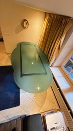 Glazen eettafel wolkvorm, Ophalen, Gebruikt, 100 tot 150 cm, 200 cm of meer