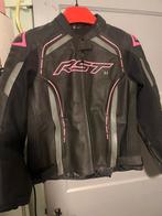 RST leren motorjas maat 44 - Amper gedragen!, Motoren, Ophalen of Verzenden, Tweedehands, Dames, Jas | leer