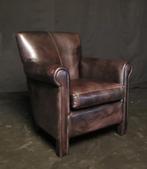 Leren fauteuil van Jeantique, Ophalen, Gebruikt, Engels / Klassiek / Ambachtelijk, 75 tot 100 cm