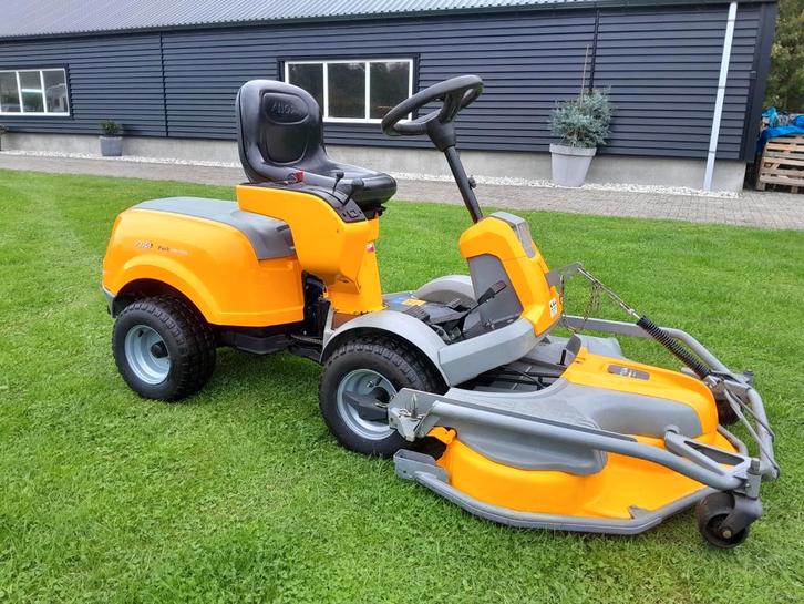 Nette Stiga Park 740 PWX frontmaaier zitmaaier incl. BTW, Tuin en Terras, Zitmaaiers, Gebruikt, 90 tot 120 cm, Elektrische starter