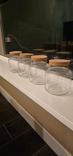 4 Glazen Potten - Decoratie, Planten, Opberg, Ophalen, Overige typen