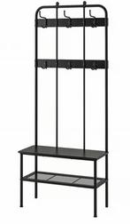 IKEA Kapstok + Bankje met Schoenopslag, Wandkapstok, Ophalen of Verzenden, Zo goed als nieuw, Metaal
