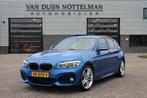 BMW 1-serie 118i Executive / M-Pakket / Led / N.A.P., 1-Serie, 65 €/maand, Met garantie (alle), Blauw