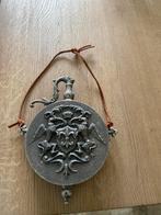 Vintage Metalen Fles met Wapen, Ophalen of Verzenden