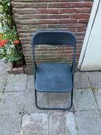 Klapstoeltje, Tuin en Terras, Ophalen, Gebruikt, Metaal, Inklapbaar