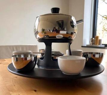 Fondue set met 2 pannen Alessi ZGAN beschikbaar voor biedingen