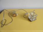 KUBUS LAMPJE (MERK VAN DER HEG), Ophalen of Verzenden, Gebruikt, Glas, Minder dan 50 cm