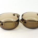 Arcoroc France Rookglas Soepkommen - Vintage 70s Design, Ophalen of Verzenden, Zo goed als nieuw, Overige typen