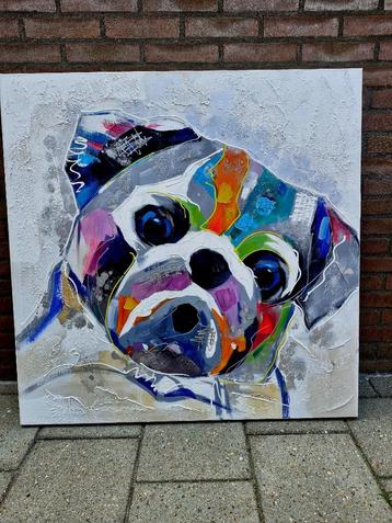 SCHILDERIJ VAN HOND beschikbaar voor biedingen