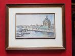 Aquarel pentekening Rotterdam "het witte huis" H.W.Bijl, Ophalen of Verzenden