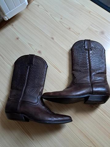 Vintage leren cowboylaarzen maat 37 beschikbaar voor biedingen