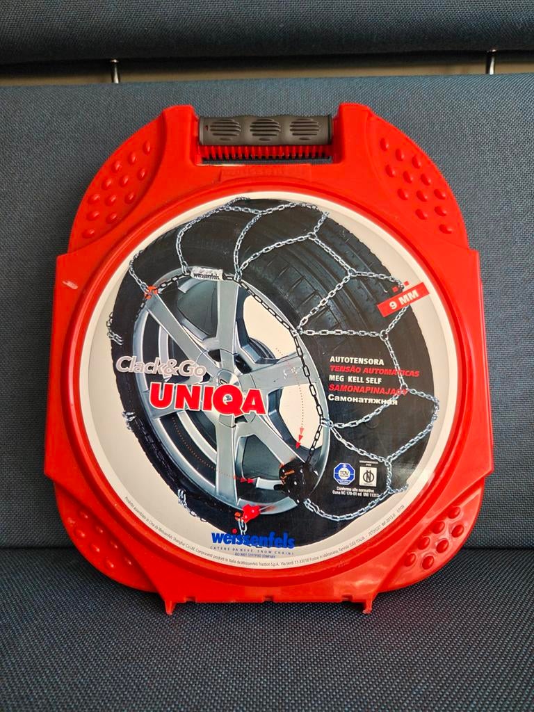 Sneeuwkettingen Weissenfels clack&go Uniqa, Auto diversen, Sneeuwkettingen, Ophalen, Zo goed als nieuw