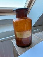 Antieke apothekersfles - Wijnsteenzuur, Ophalen of Verzenden