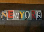 New York Letter Kunst Print, Huis en Inrichting, Woonaccessoires | Schilderijen, Tekeningen en Foto's, Ophalen, Minder dan 50 cm