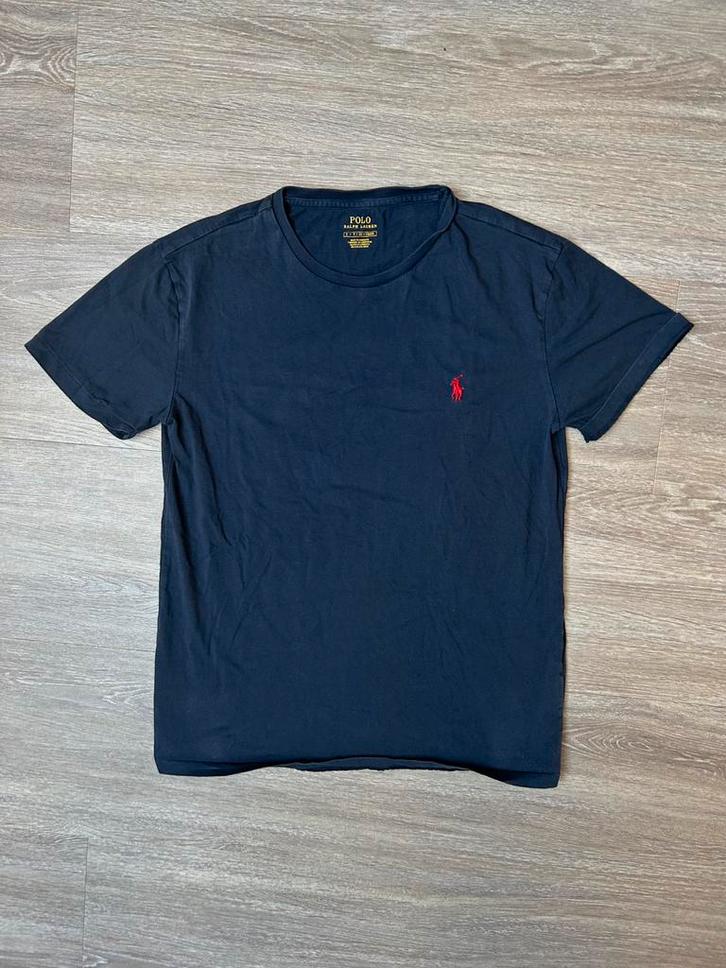 Ralph lauren t-shirt, Kleding | Heren, T-shirts, Zo goed als nieuw, Maat 46 (S) of kleiner, Blauw, Ophalen of Verzenden