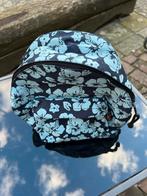 Leuk tasje blauw ‘hibiscus bloemen’, Ophalen of Verzenden, Zo goed als nieuw