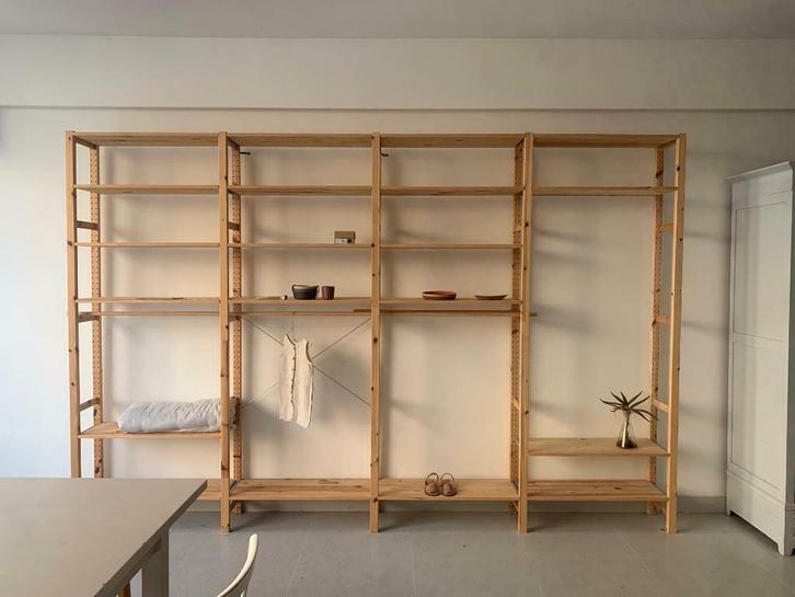 4 IVAR kledingkasten stellingkasten 1 jaar oud Nieuwstaat, Huis en Inrichting, Kasten | Kledingkasten, Zo goed als nieuw, 25 tot 50 cm