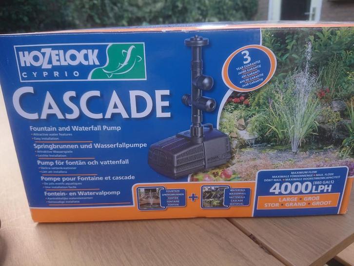 Hozelock Cascade 4000 Fontein- en Watervalpomp, Tuin en Terras, Vijver-toebehoren, Nieuw, Vijverpomp, Ophalen