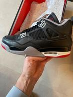 Nike Air Jordan 4 Bred maat 44,5, Ophalen of Verzenden, Nieuw, Zwart