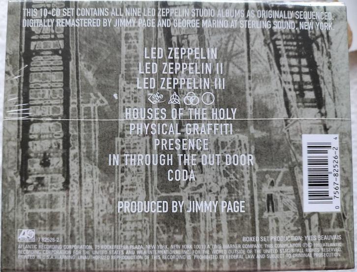 Led Zeppelin - The Complete Studio Recordings (10xCD,=Sealed, Cd's en Dvd's, Cd's | Rock, Nieuw in verpakking, Progressive, Ophalen of Verzenden