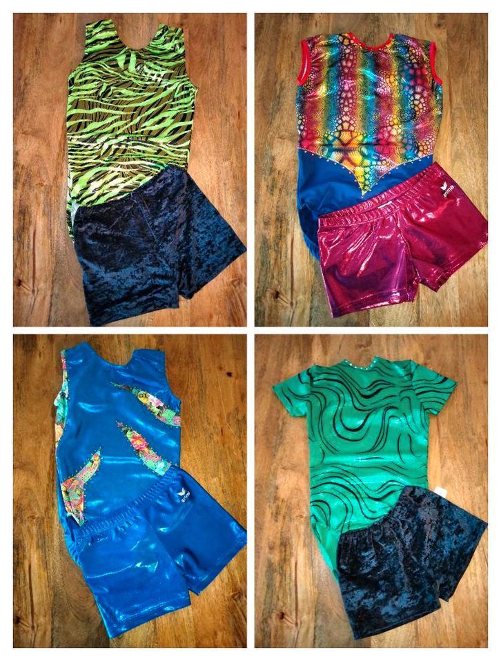 Turnpakje met turnbroekje/turnpakjes met turnbroekjes 168, Sport en Fitness, Turnen, Zo goed als nieuw, Turnpak(je), Kindermaat 146 t/m 176