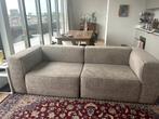 Brown modern couch, Huis en Inrichting, Banken | Bankstellen, Ophalen, Gebruikt, 125 tot 150 cm, Driepersoons