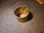 Koperen emmer met handvat, Antiek en Kunst, Antiek | Koper en Brons, Ophalen of Verzenden