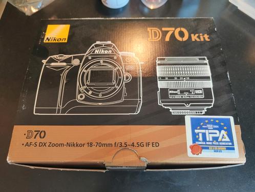 Nikon D70 Kit - Spiegelreflexcamera met 18-70mm Lens, Audio, Tv en Foto, Fotocamera's Digitaal, Gebruikt, Spiegelreflex, Nikon