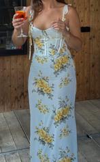 Showpo Maxi Jurk Bloemen Corset S/M, Ophalen of Verzenden, Zo goed als nieuw, Maat 36 (S), Onder de knie