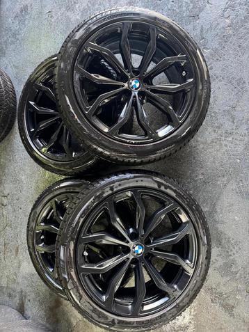✅ Originele zwarte 20 inch BMW X4 velgen winterbanden ❄️ beschikbaar voor biedingen