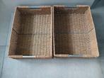 Zeegras lage manden., twee stuks., Ophalen of Verzenden, Zo goed als nieuw, Rechthoekig, Riet