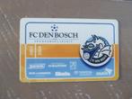 Fc Den Bosch Sponsorsocieteitcard 2003/2004. witte achterkan, Verzamelen, Ophalen of Verzenden, Zo goed als nieuw, Overige binnenlandse clubs
