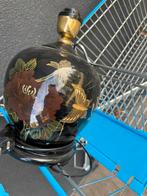 Chinese lampvoet, zonder kap, Huis en Inrichting, Lampen | Hanglampen, Ophalen of Verzenden, Gebruikt, Metaal, Minder dan 50 cm