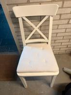 Ikea Ingolf keukenstoel, Huis en Inrichting, Stoelen, Ophalen, Gebruikt, Wit, Eén