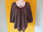 EDC boho top / blouse maat L (100% katoen), Bruin, Maat 42/44 (L), Ophalen of Verzenden, Zo goed als nieuw