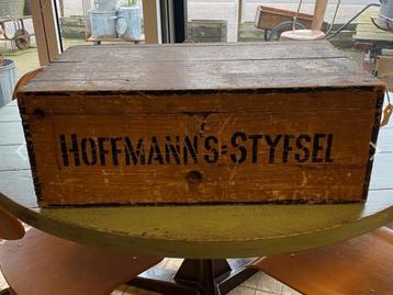 Prachtige oude reclamekist van hoffmanns | Loods66 beschikbaar voor biedingen