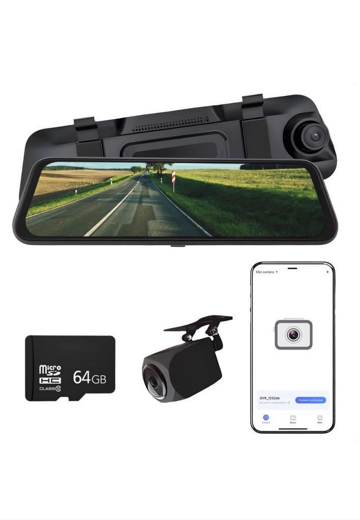 Journeyz Dual Dashcam - Voor en Achter Camera, Auto diversen, Dashcams, Zo goed als nieuw, Ophalen of Verzenden