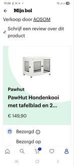 Bench groot  wit hout met bench kleed., Dieren en Toebehoren, Ophalen, Nieuw