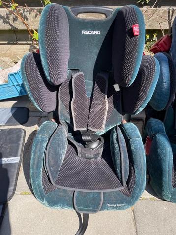 Recaro autostoeltjes  zwart van 9 mnd tot 6 jaar beschikbaar voor biedingen