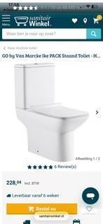 Staand Toilet H-PK Uitgang Geberit Spoelmechanisme, Ophalen, Nieuw, Glas, Toilet