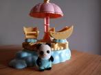 Sylvanian families draaimolen/speeltoestel babypanda complee, Ophalen of Verzenden, Zo goed als nieuw