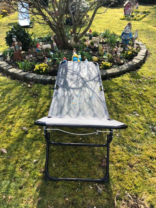 Ligbed verstelbaar inklapbaar als nieuw 30 euro, Tuin en Terras, Ligbedden, Zo goed als nieuw, Aluminium, Inklapbaar, Verstelbaar