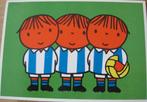 voor het kind - drie voetballers - Dick Bruna - 1977, Verzenden, 1960 tot 1980, Gelopen, Kinderen