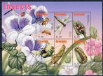 Grenada Bogen 5092/97 Insecten 2002 postfris, Ophalen of Verzenden, Postfris, Dier of Natuur