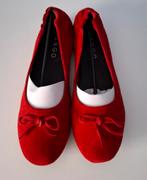 Nieuwe rode suèdelederen ballerina's van Tango shoes maat 41, Nieuw, Rood, Tango shoes, Ballerina's